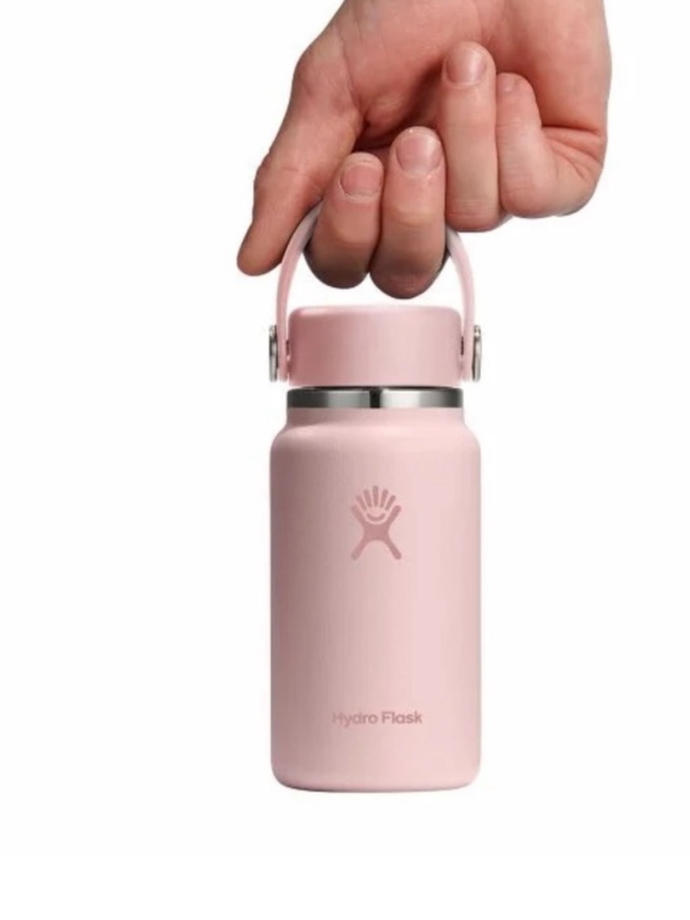 NWOT Hydro Flask Micro 200 mL Pink Insulated Bottle with Carry Loop
